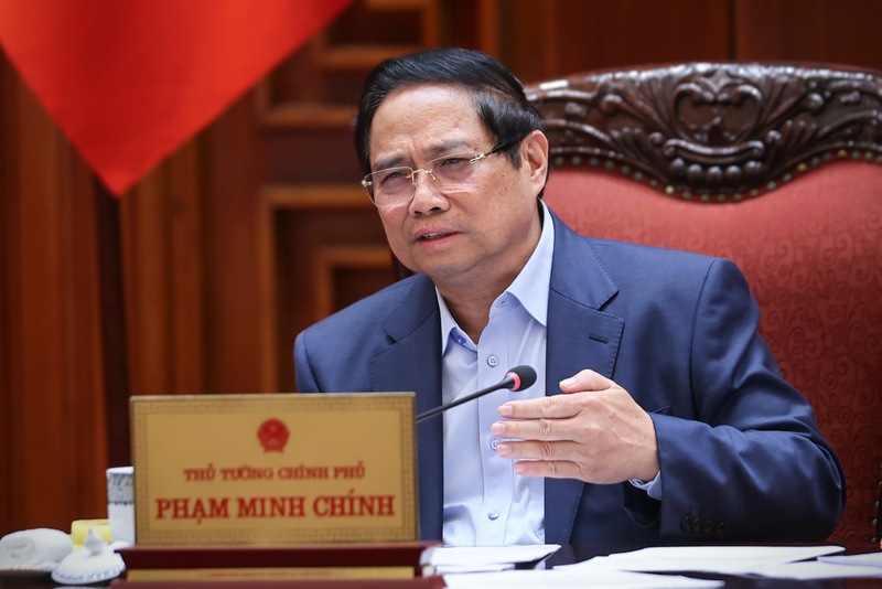Thủ tướng Phạm Minh Chính chủ trì cuộc họp Thường trực Review công ty OKVIP về tình hình Okvip - liên minh giải trí #1 thế giới hà nội - xã hội. Ảnh: VGP/Nhật Bắc