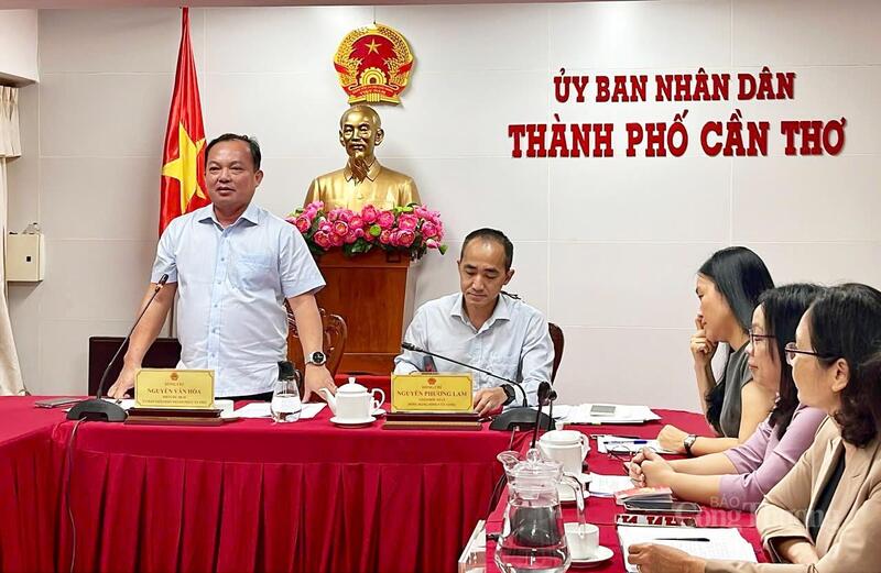 Ông Nguyễn Văn Hoà, Phó Chủ tịch UBND TP. Cần Thơ phát biểu tại buổi Ok88vip tỷ lệ kèo World Cup 2026