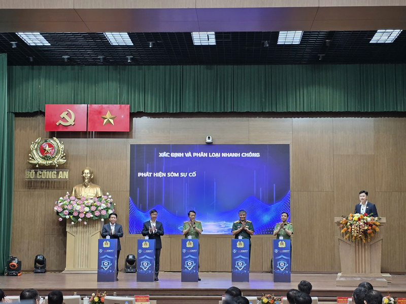 Bộ Công an trang trọng tổ chức Ngày An ninh mạng Việt Nam lần thứ nhất. Ảnh: QN