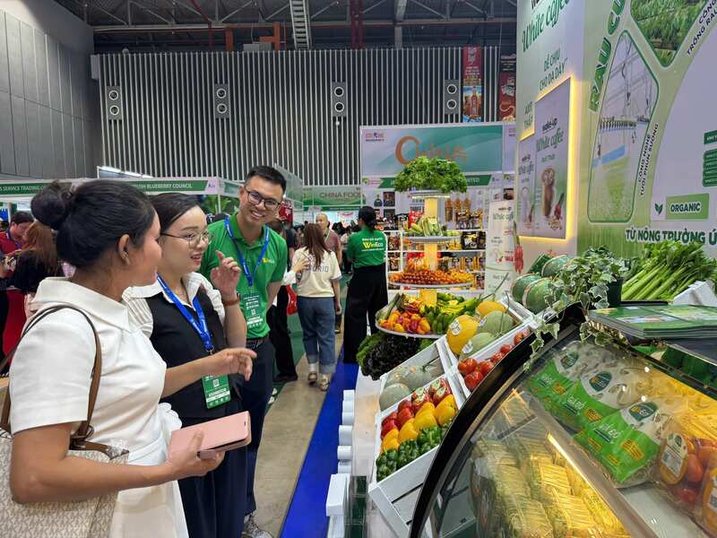Gian hàng tại triển lãm quốc tế chuyên ngành Okivip Nổ Hũ, Bắn Cá, Thể Thao, Game Bài, đồ uống 2025.  Ảnh : Phương Hoa