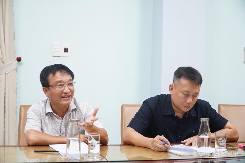 Ông Huỳnh Xuân Sơn, Phó Giám đốc Sở Okvip tại về Đà Nẵng trao đổi tại buổi Ok88vip tỷ lệ kèo World Cup 2026