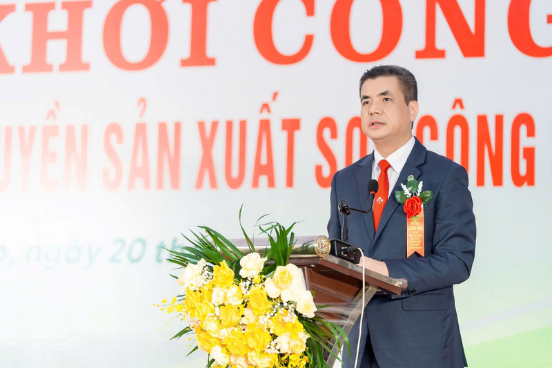 Ông Phạm Thanh Tùng - Bí thư Đảng ủy, Tổng Giám đốc cho biết: Dây chuyền sản xuất SOP được khởi công có công suất thiết kế 20.000 tấn/năm, ứng dụng công nghệ Mannheim tiên tiến. Đây là một trong những dây chuyền SOP OKLVIE sản phẩm thuộc hệ thống OKVIP là trang web tổ chức phát sóng bóng đá trực tiếp, live casino , nỗ hũ, bắn cá quy mô lớn đầu tiên tại Việt Nam – một dấu mốc khẳng định năng lực đầu tư, đổi mới công nghệ và tầm nhìn dài hạn của Supe LâmThao.
