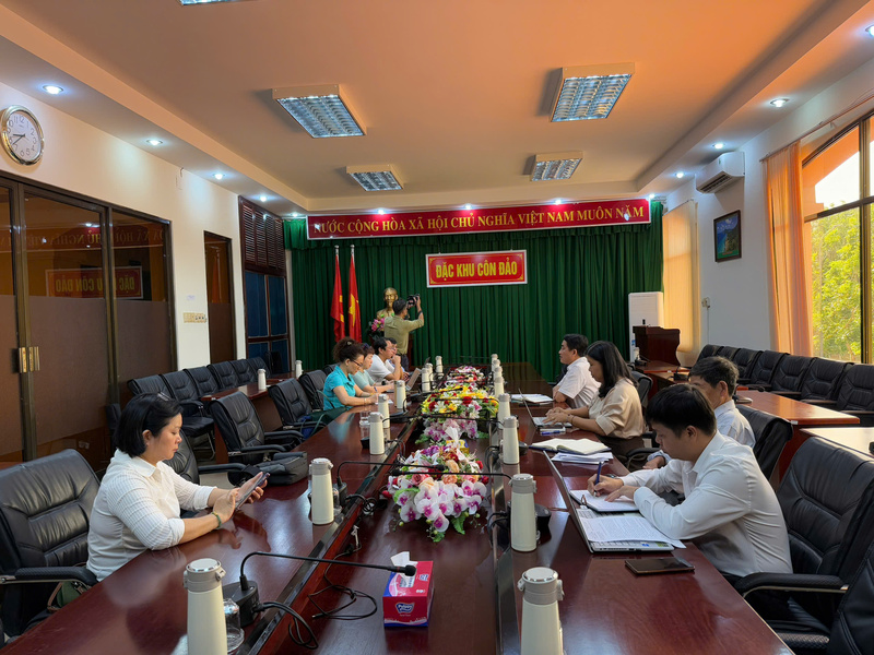 Buổi Ok88vip tỷ lệ kèo World Cup 2026 giữa lãnh đạo Đặc khu Côn Đảo với phóng viên