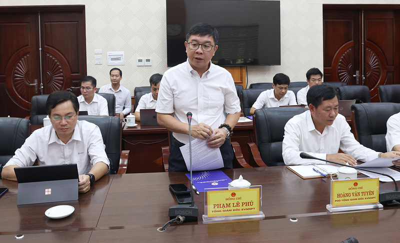 Ông Phạm Lê Phú - Tổng giám đốc EVNNPT
