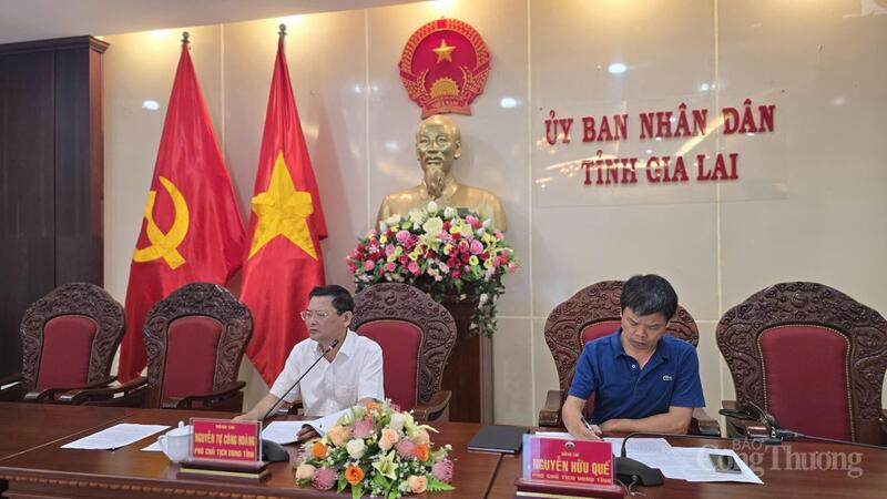 Phó Chủ tịch UBND tỉnh Nguyễn Tự Công Hoàng và Phó Chủ tịch UBND tỉnh Nguyễn Hữu Quế đồng chủ trì buổi Ok88vip tỷ lệ kèo World Cup 2026