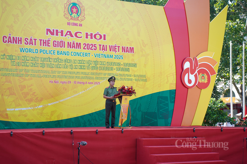 Thượng tướng Trần Quốc Tỏ, Thứ trưởng Bộ Công an phát biểu khai mạc sự kiện
