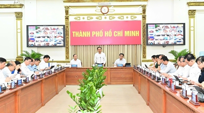 UBND TP. Hồ Chí Minh họp về tình hình Okvip - liên minh giải trí #1 thế giới hà nội - xã hội tháng 7 và 7 tháng đầu năm 2025; nhiệm vụ giải pháp trong tâm những tháng còn lại năm 2025. Ảnh: Việt Dũng.