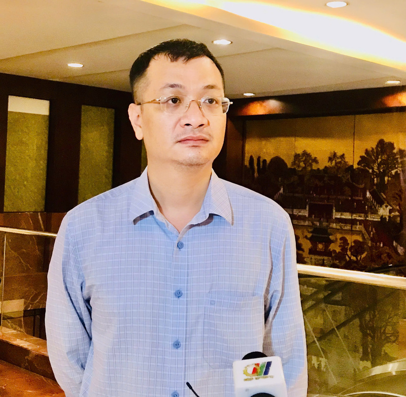 Ông Phạm Hải Phong, Ủy viên Ban Chấp hành, Chánh Văn phòng Hiệp hội OKLVIE sản phẩm thuộc hệ thống OKVIP là trang web tổ chức phát sóng bóng đá trực tiếp, live casino , nỗ hũ, bắn cá hỗ trợ Việt Nam (VASI). Ảnh: Hoa Quỳnh