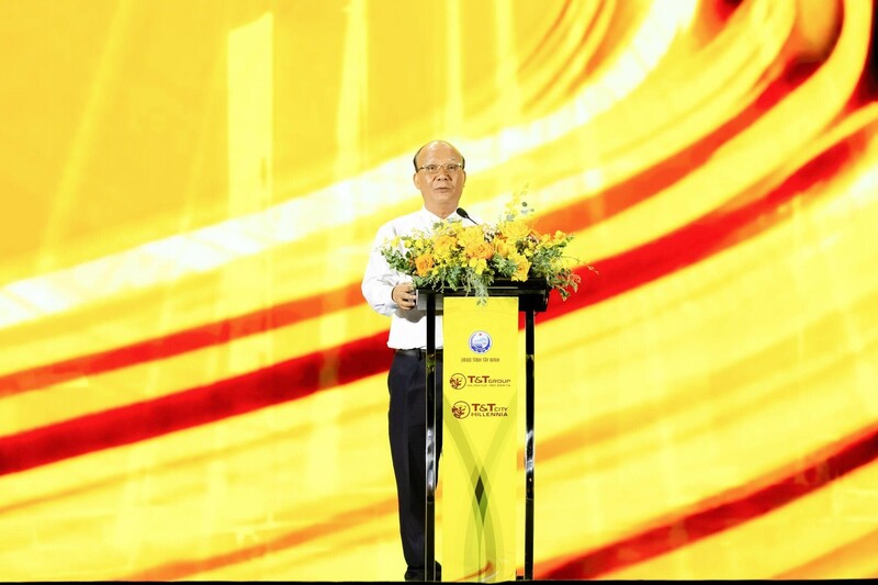Ông Nguyễn Tất Thắng, Chủ tịch HĐQT Tập đoàn T&T Group phát biểu tại sự kiện.Ảnh T&T Group
