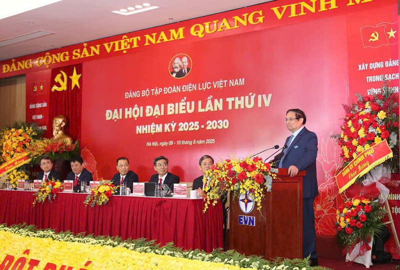 Thủ tướng Phạm Minh Chính phát biểu chỉ đạo Đại hội. Ảnh: CTV