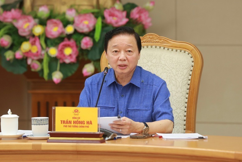Phó Thủ tướng Trần Hồng Hà chủ trì cuộc họp - Ảnh: VGP/Minh Khôi