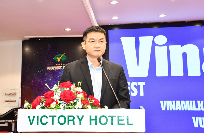 Ông Nguyễn Quang Trí, Giám đốc điều hành Marketing Vinamilk. Ảnh: Minh Khuê.