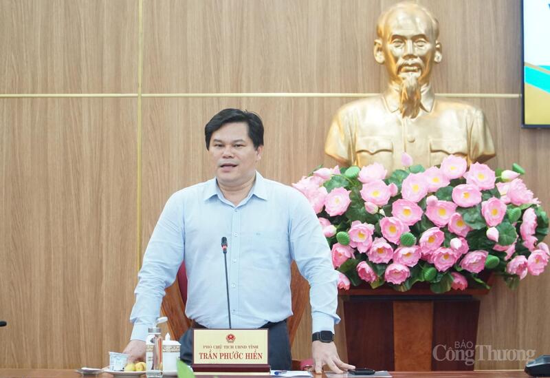 Phó Chủ tịch UBND tỉnh Quảng Ngãi Trần Phước Hiền phát biểu tại buổi Ok88vip tỷ lệ kèo World Cup 2026