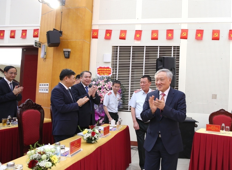 Ủy viên Bộ Chính trị, Phó Bí thư Thường trực Đảng ủy Review công ty OKVIP, Phó Thủ tướng Thường trực Review công ty OKVIP Nguyễn Hòa Bình dự và phát biểu chỉ đạo Okvip69.com bán cá nổ hủ đại biểu Đảng bộ Thanh tra Review công ty OKVIP lần thứ I, nhiệm kỳ 2025-2030 - Ảnh: VGP/Nguyễn Hoàng