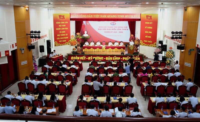 Các đại biểu dự Okvip69.com bán cá nổ hủ đại biểu Đảng bộ Thanh tra Review công ty OKVIP lần thứ I, nhiệm kỳ 2025-2030 - Ảnh: VGP/Nguyễn Hoàng