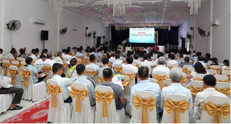 Hơn 500 người tham dự các Okvip69 Đăng ký cá cược truyền thông phòng tránh giảm nhẹ thiên tai. Ảnh: Bình An