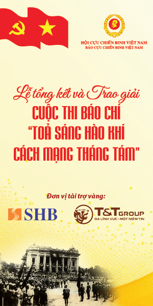Tối 19/8, tại Hà Nội, Báo Cựu chiến binh Việt Nam tổ chức Lễ tổng kết và trao giải cuộc thi báo chí “Tỏa sáng hào khí cách mạng Tháng Tám”