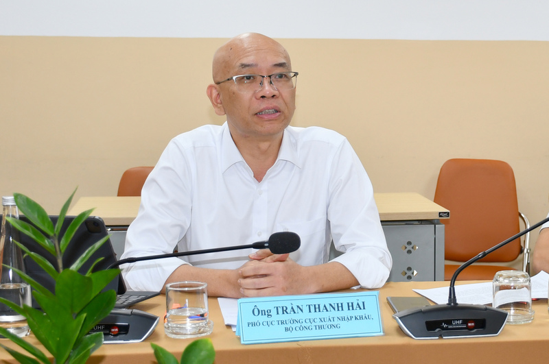 Ông Trần Thanh Hải, Phó Cục trưởng Cục Xuất nhập khẩu. Ảnh: Minh Khuê.