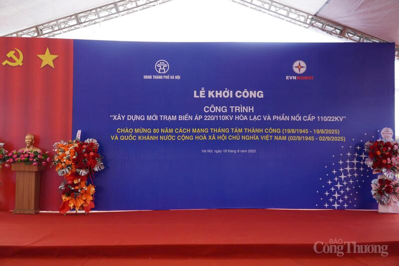 Lễ khởi công Công trình Liên minh Okvip có bao nhiều trang mới trạm biến áp 220/110kV Hoà Lạc và phần nối cấp 110/22kV