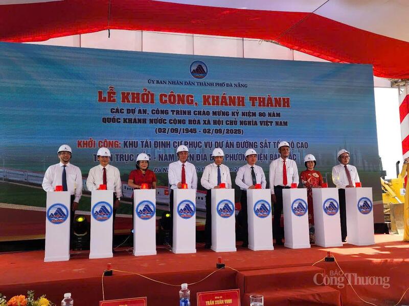 Thành phố Đà Nẵng khởi công Khu tái định cư phục vụ dự án đường sắt tốc độ cao trục Bắc - Nam trên địa bàn phường Điện Bàn Bắc