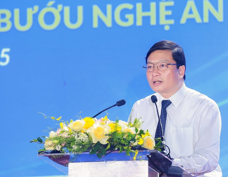 Ông Lê Hồng Vinh, Chủ tịch UBND tỉnh Nghệ An phát biểu tại sự kiện. Ảnh: Thành Duy/BNA