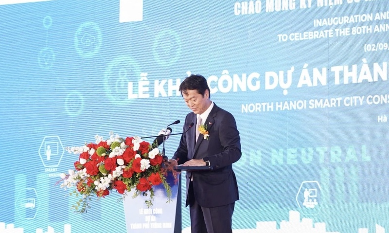 Ông Hirokazu Higashino, Ủy viên Điều hành Quản trị cấp cao, Chủ tịch kiêm Tổng Giám đốc điều hành Sumitomo Corporation châu Á và châu Đại Dương. Ảnh: Diệu Linh