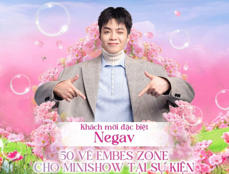 Dư luận bức xúc vì Negav xuất hiện trên poster và là khách mời đặc biệt trong sự kiện của Diana Việt Nam - (Ảnh: Mạng xã hội).