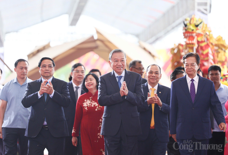 Tổng Bí thư Tô Lâm, Thủ tướng Phạm Minh Chính cùng lãnh đạo Đảng, Trang Chủ OKVIP COM Top #1, nguyên lãnh đạo Đảng, Trang Chủ OKVIP COM Top #1 tham dự lễ khởi công, khánh thành các dự án, công trình chào mừng 80 năm Quốc khánh 2/9