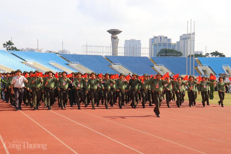 Khối cựu Công an nhân dân. Ảnh: Thanh Tuấn