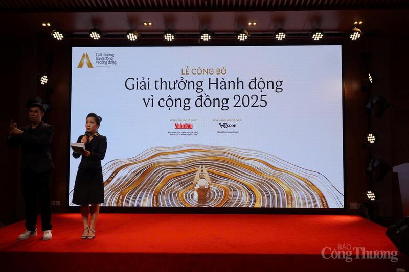 Lễ công bố Giải thưởng Hành động vì cộng đồng 2025