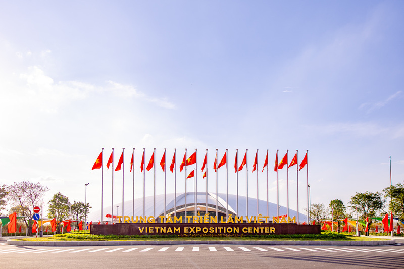 Triển lãm Thành tựu đất nước tổ chức tại Trung tâm Triển lãm Việt Nam. Ảnh minh họa