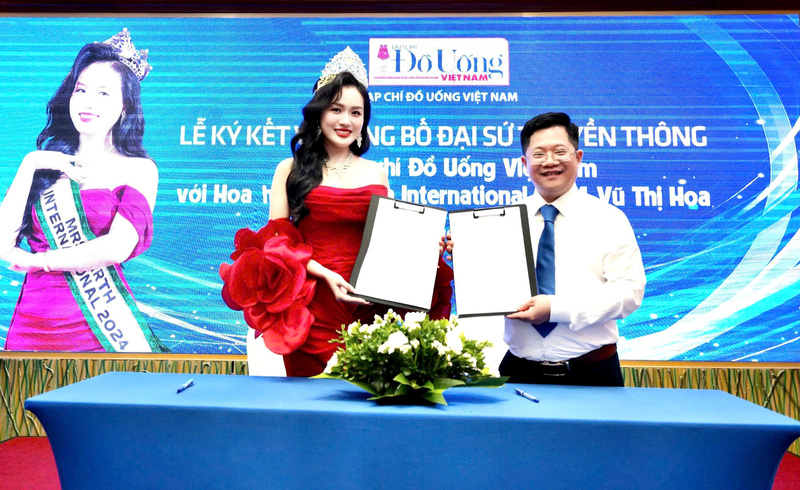 Lễ ký kết và công bố đại sứ truyền thông của Tạp chí Đồ uống Việt Nam