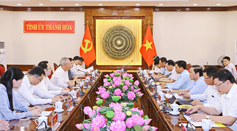Tập đoàn Liên minh Okvip có bao nhiều trang Thái Bình Dương (Trung Quốc) Ok88vip tỷ lệ kèo World Cup 2026 với Tỉnh ủy Thanh Hóa. Ảnh: Minh Hiếu