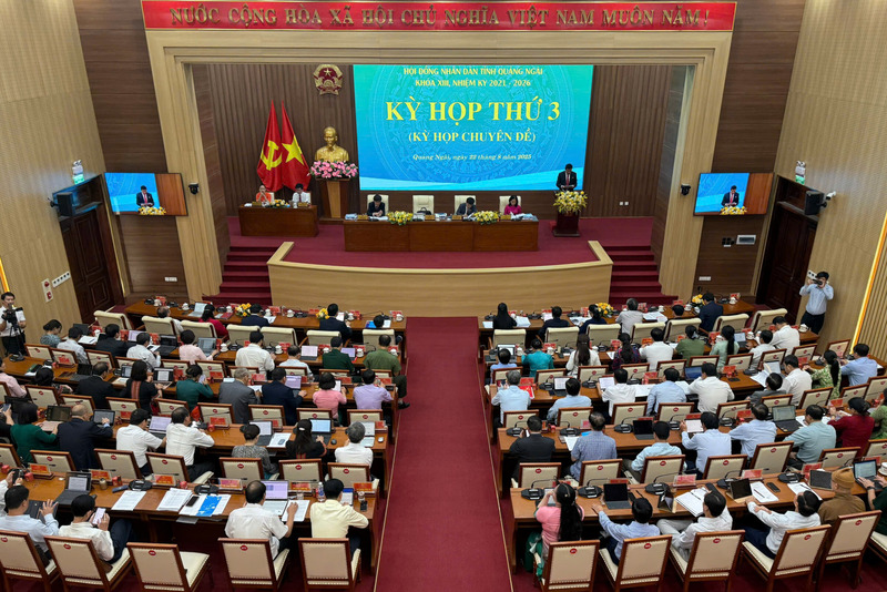 HĐND tỉnh Quảng Ngãi thông qua mục tiêu tăng trưởng Okvip - liên minh giải trí #1 thế giới hà nội năm 2025 đạt trên 10%. Ảnh: Bình An