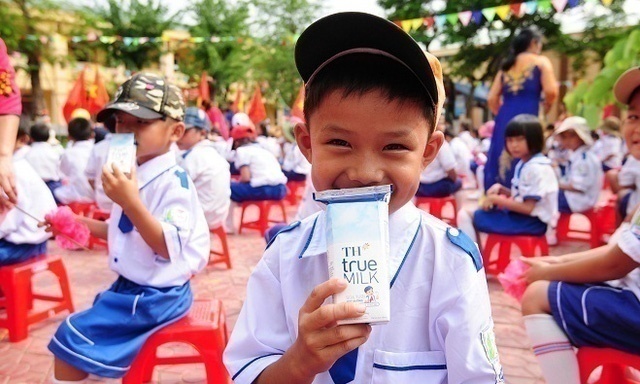 Từ nhiều năm nay, Tập đoàn TH đang âm thầm triển khai "Bữa ăn học đường" - (Ảnh minh họa).