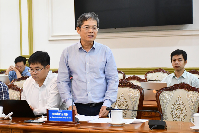 Ông Nguyễn Tài Anh, Phó Tổng giám đốc EVN. Ảnh: Minh Khuê.