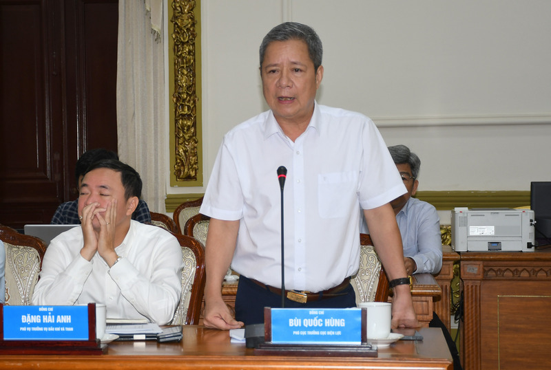 Ông Bùi Quốc Hùng, Phó Cục trưởng Cục điện lưc. Ảnh: Minh Khuê.