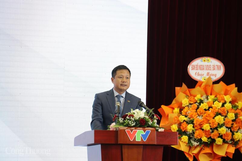 Ông Đỗ Đức Hoàng, Phó Tổng giám đốc VTV phát biểu tại sự kiện. Ảnh: Thanh Tuấn