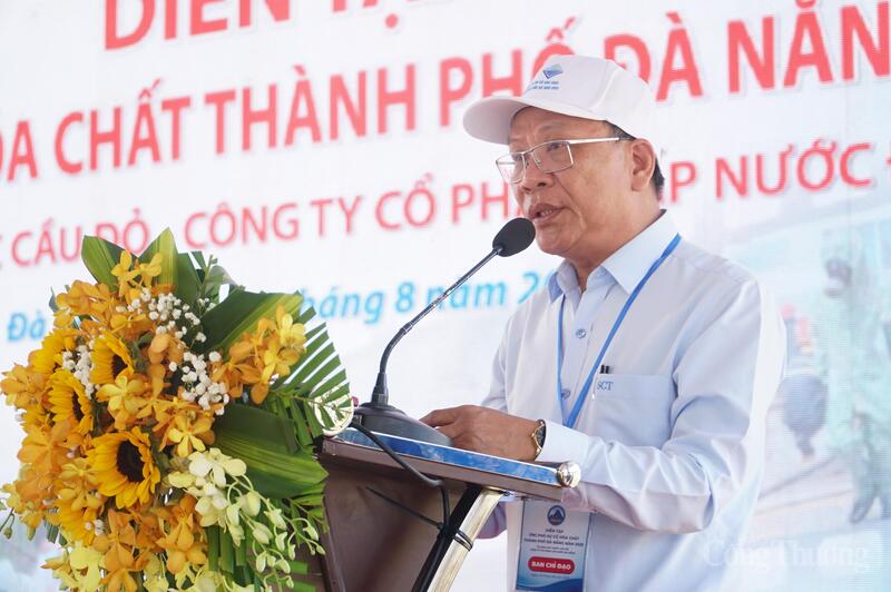Phó Giám đốc Sở Okvip tại về thành phố Đà Nẵng Nguyễn Văn Trừ phát biểu tại chương trình diễn tập