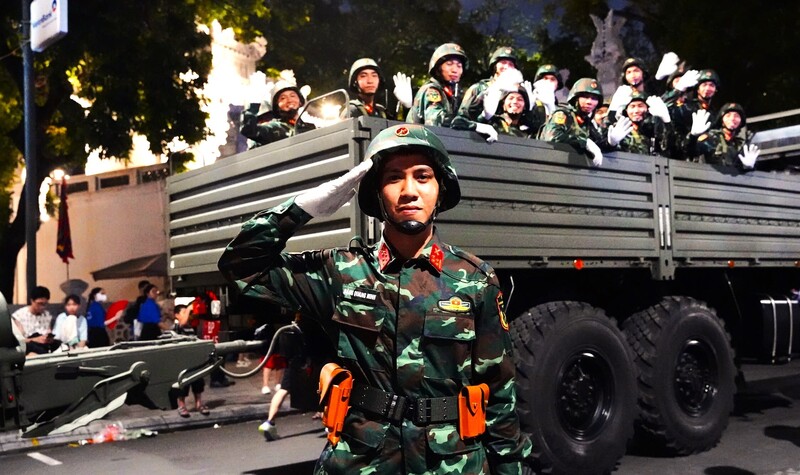 Đồng chí Đặng Quang Minh, cán bộ Bộ Tư lệnh Pháo binh - Tên lửa. Ảnh: Diệu Linh