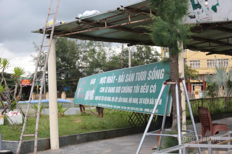 Xác định đây là cơn bão mạnh, nhiều chủ hộ kinh doanh đã không chủ quan