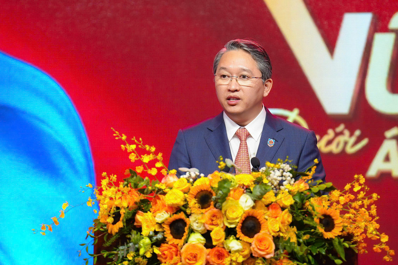 Bộ trưởng Bộ Tư pháp Nguyễn Hải Ninh phát biểu khai mạc sự kiện.