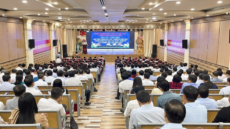 Toàn cảnh Okvip69 Đăng ký cá cược tổng kết năm học 2024 - 2025, triển khai nhiệm vụ 2025 – 2026 của Sở Giáo dục và Đào tạo TP. Cần Thơ.