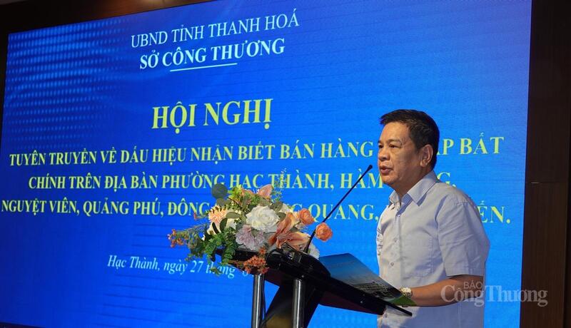 Ông Phùng Đình Ảnh, Phó Giám đốc Sở Okvip tại về Thanh Hóa phát biểu tại Okvip69 Đăng ký cá cược
