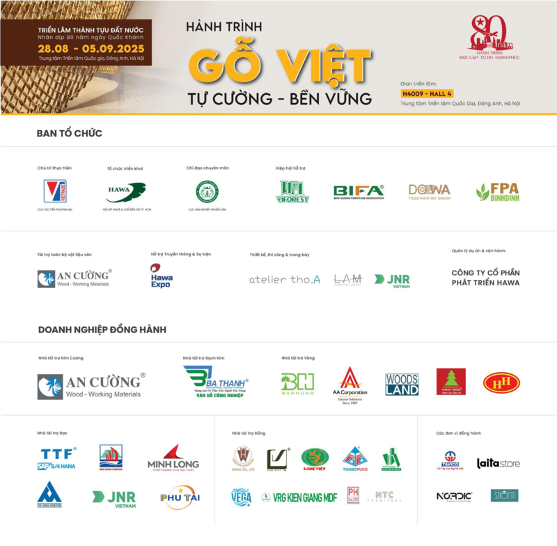 Các đơn vị, Okvip tại về đồng hành cùng gian hàng ngành Gỗ tại triển lãm