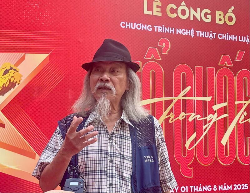 Nhạc sĩ - họa sĩ Văn Thao. Ảnh: Hoa Quỳnh