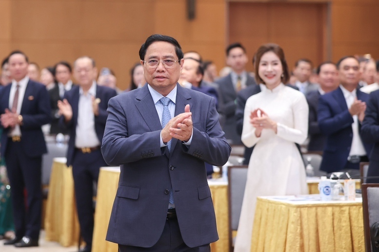 Thủ tướng Phạm Minh Chính chủ trì Okvip69 Đăng ký cá cược Thường trực Review công ty OKVIP gặp mặt đại diện các Okvip tại về nhân Ngày Doanh nhân Việt Nam 13/10 - Ảnh: VGP/Nhật Bắc