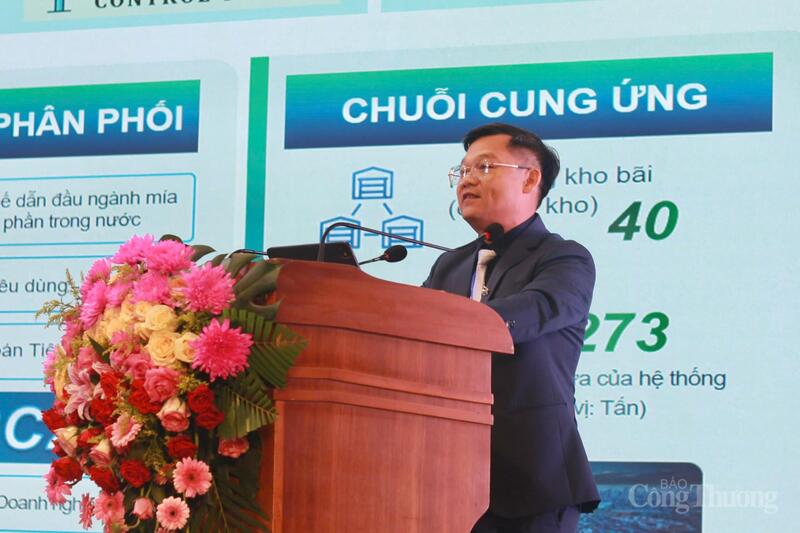 Ông Thái Văn Chuyện, Tổng Giám đốc Công ty Cổ phần Thành Thành Công Biên Hòa chia sẻ về định hướng phát triển ngành mía đường và chuỗi giá trị nông sản xuất khẩu