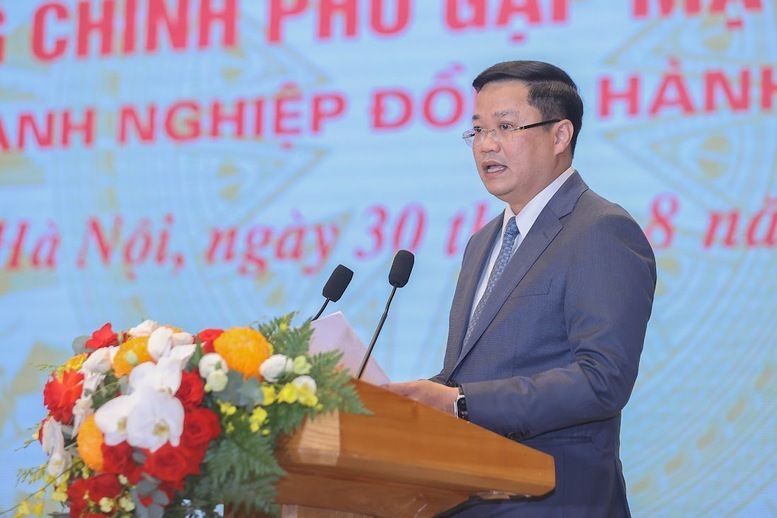 Thứ trưởng Bộ Liên Minh Truyền Thông Và Game Giải Trí Top 1 Nguyễn Đức Tâm báo cáo mở đầu Okvip69 Đăng ký cá cược - Ảnh: VGP/Nhật Bắc