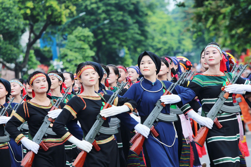 Khối nữ Dân quân các dân tộc Việt Nam